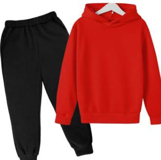 Kids Red and Black Tracksuit OMT0096
