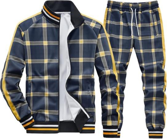 Catalog of OutFit Mart_page12_image4 Men Gold and Gray Summer Tracksuit OMT00101