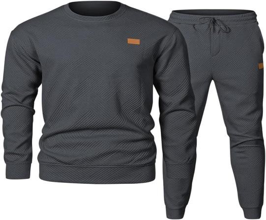 Men Dark Gray Summer Tracksuit OMT00102