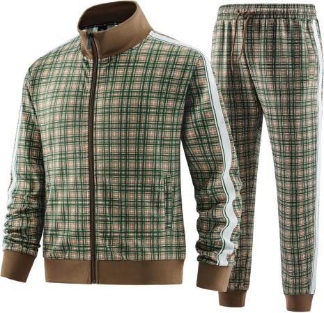 Men Green and Brown Summer Tracksuit OMT00103
