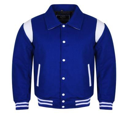 Dark Blue Versity Jacket OMT00114