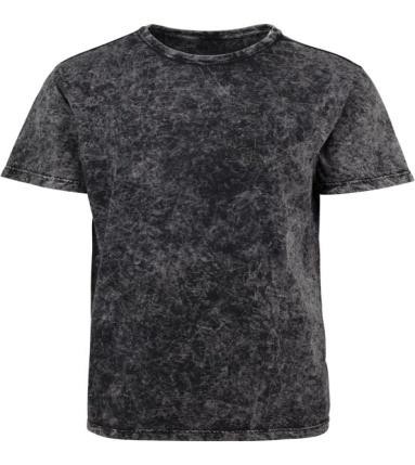 Acid Wash Black T-shirt OMT00145