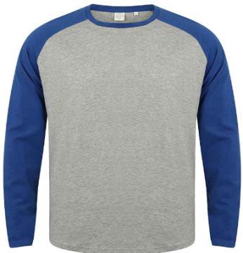 Gray and Blue T-shirt OMT00138