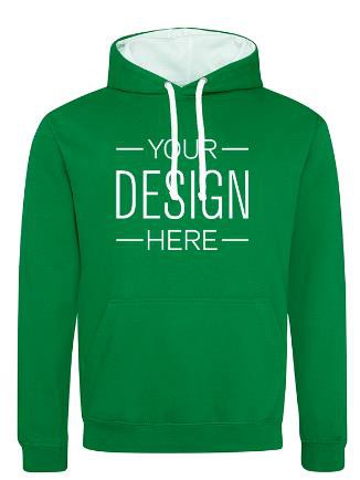 Men Green Pullover Hoodie OMT004