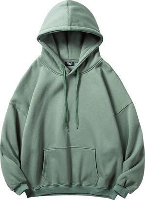 Men Green Oversized Hoodie OMT0014