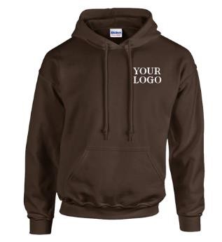 Men Brown Pullover Hoodie OMT0024