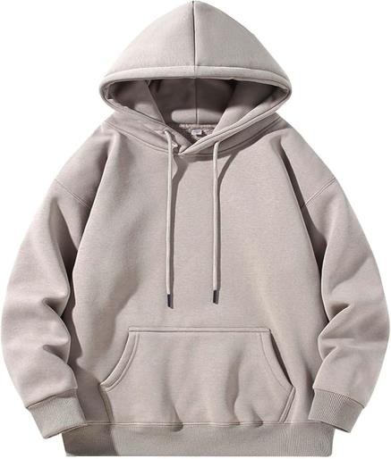 Unisex Beige Oversized Hoodie OMT0041