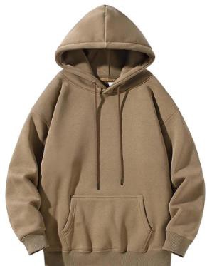 Unisex Camel Brown Oversized Hoodie OMT0042