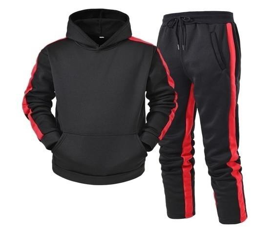 Men Black and Red Tracksuit OMT0078
