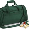 Green Leather Duffle Bag