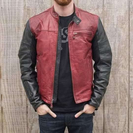 Leather Jacket– Red