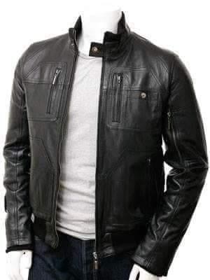 Leather Jacket – Cold Black