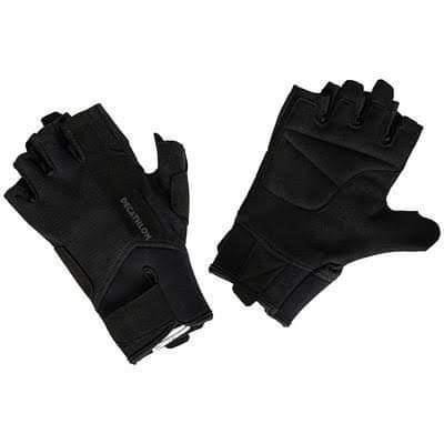 Half Glove – Black Fingerless Gym Gloves